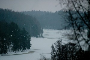 Jäätynyt ja sumuinen Leppävirta