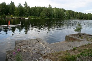 Leppävirran vanhan sillan perustukset