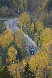 Tukkirekka Leppävirran sillalla