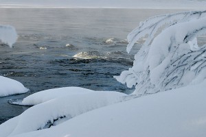 Pakkaspäivä Konnuskoskella