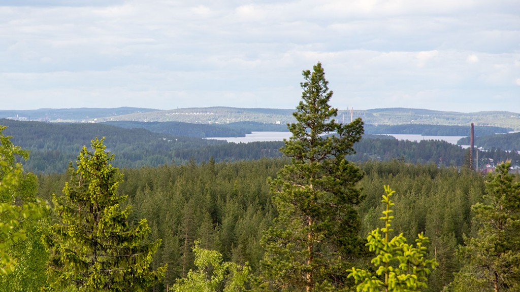 Näkymä Jyväskylän suuntaan