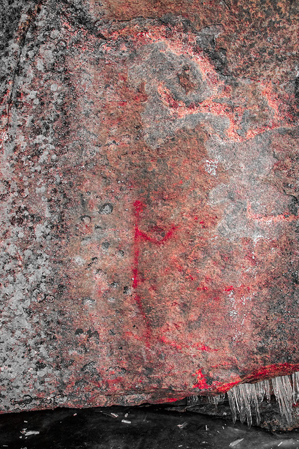 Papinsänky kalliomaalaus, Syysjärvi, Juva