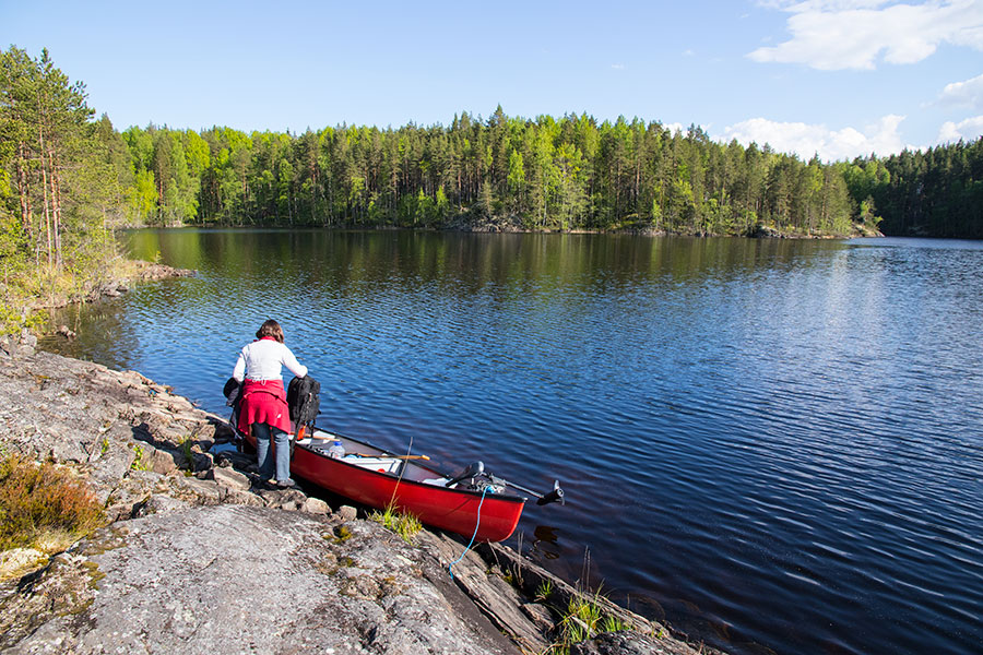 Haukivesi, Linnansaaren kansallispuisto