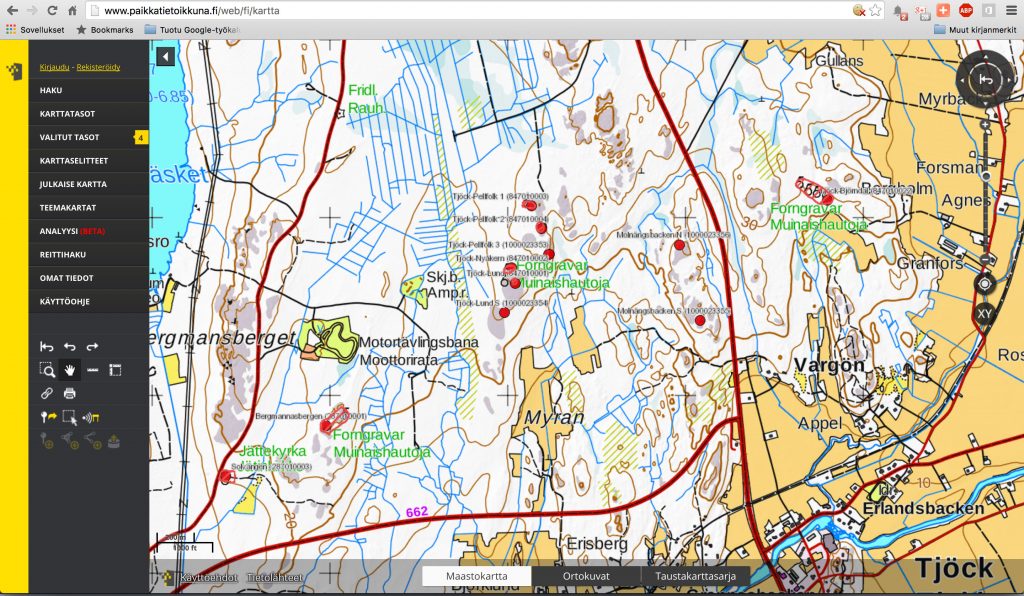 Muinaishautoja, Kristiinankaupunki