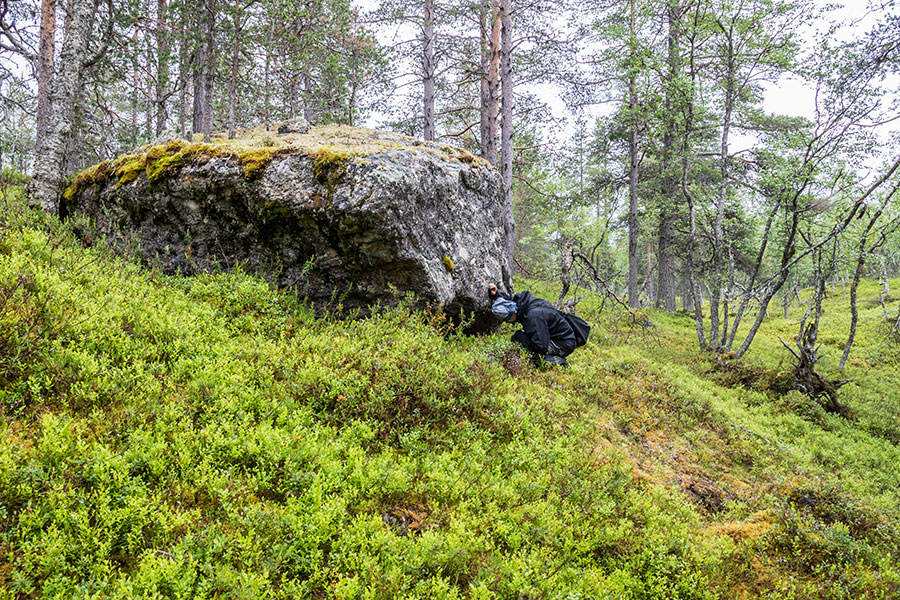 Juppuravaaran luolakivi, Inari