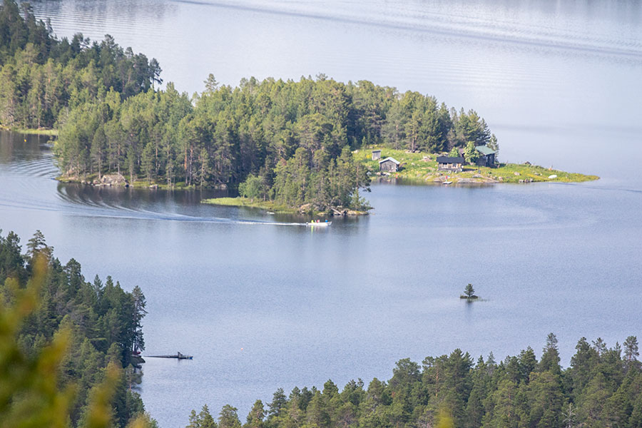 Näkymä Juppuravaaralta Nuora-Juhaniin, Inari