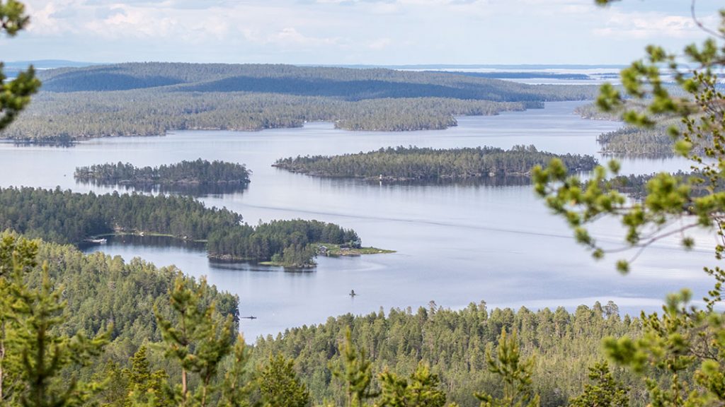 Näkymä Juppuravaaralta Nuora-Juhaniin, Inari