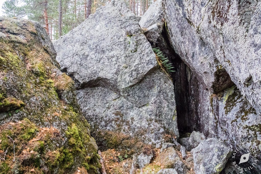 Jyrkänteen halkeama, Leväniemi, Jäppilä